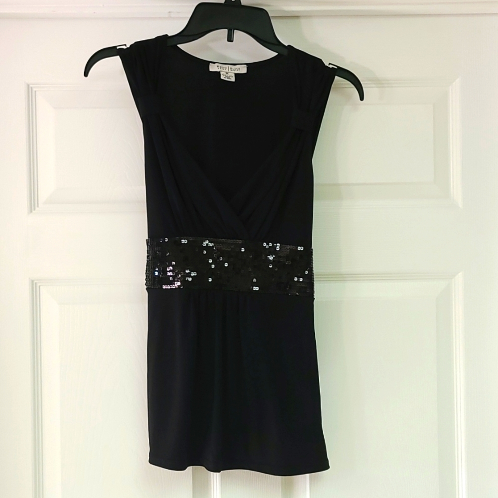 White House Black Market Sequin Tank Top